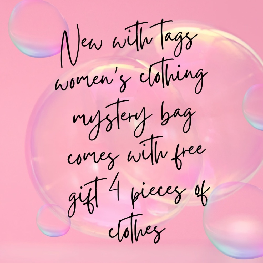 4 pieces of clothes new with the tags and a free gift